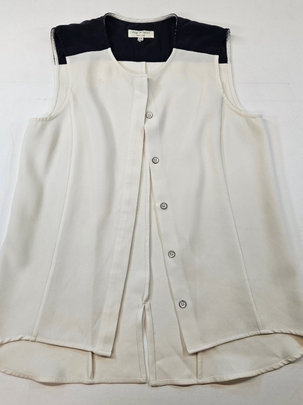 Rag & Bone Black & White Tank